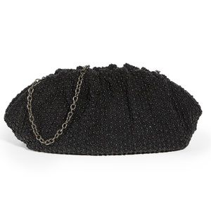 Santi Oversized Black Clutch-Be Fancy & Classic